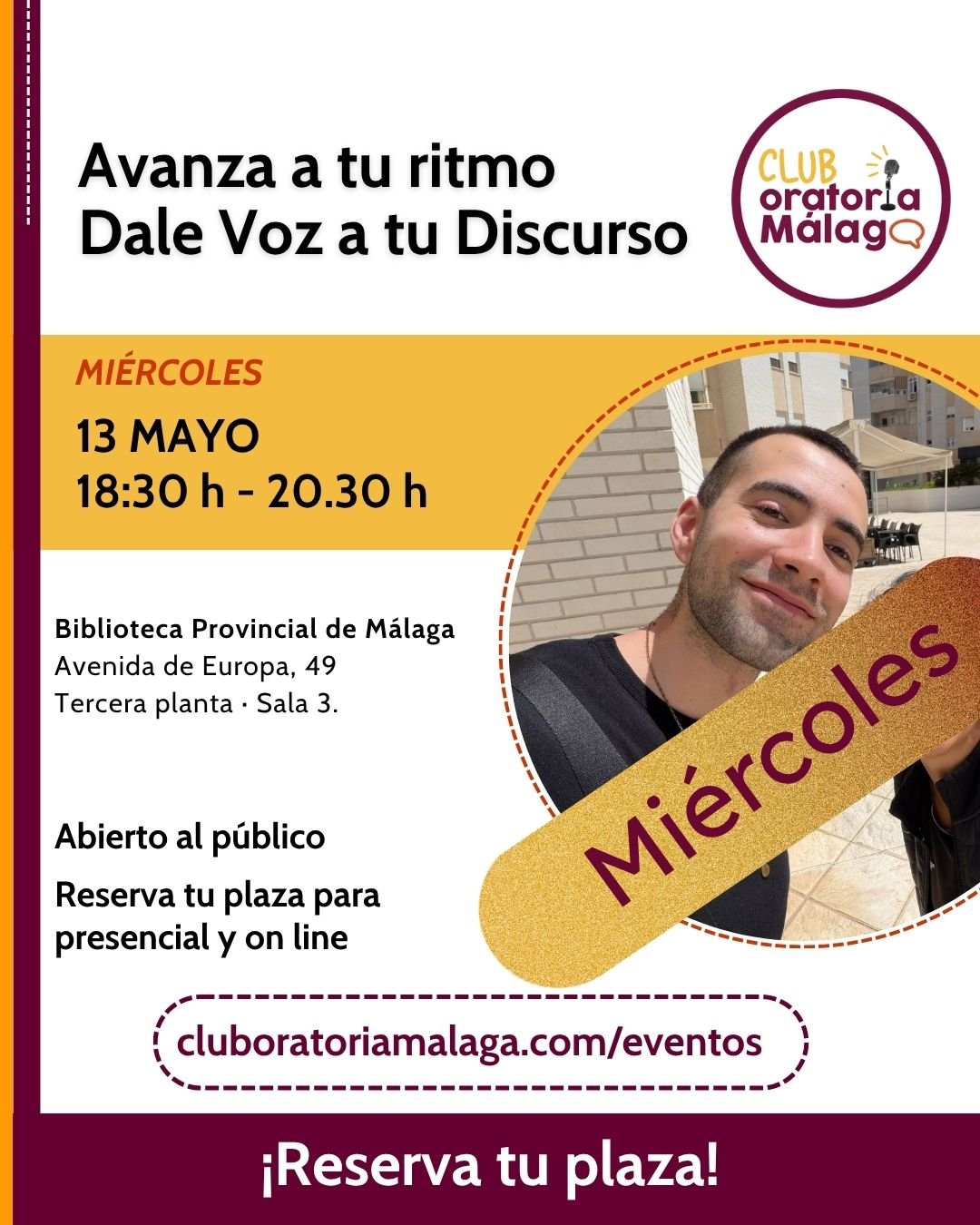 Dale Voz a tu Discurso _ Sesión Avanza a tu ritmo